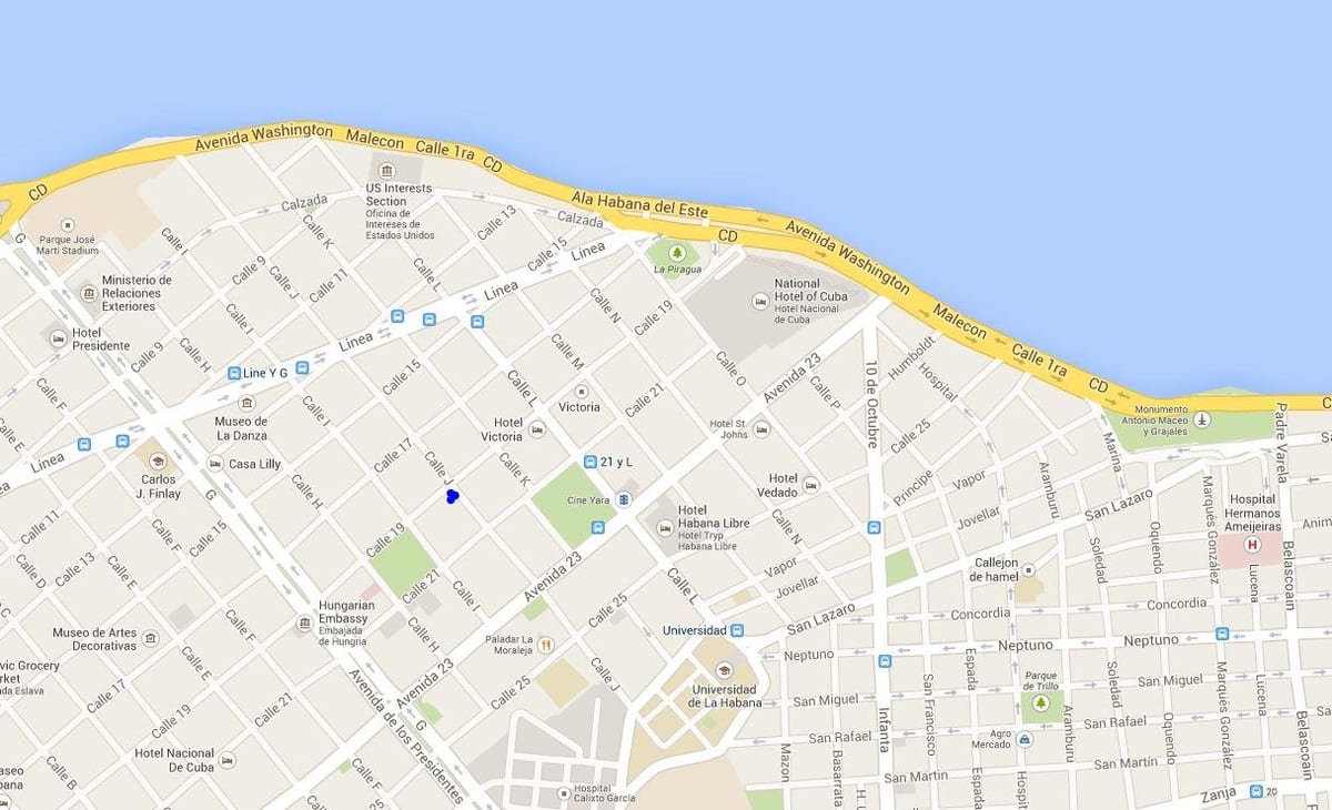 vedado kort